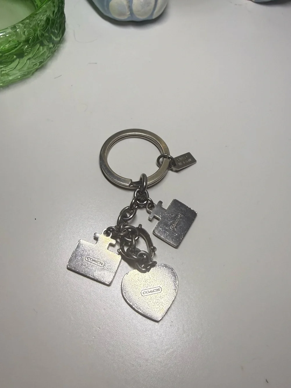 Coach Breast Cancer Awareness Keychain Fob Multi Purse Charms